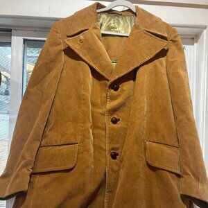 Vintage Induyco Brown Corduroy Peacoat (OBO)